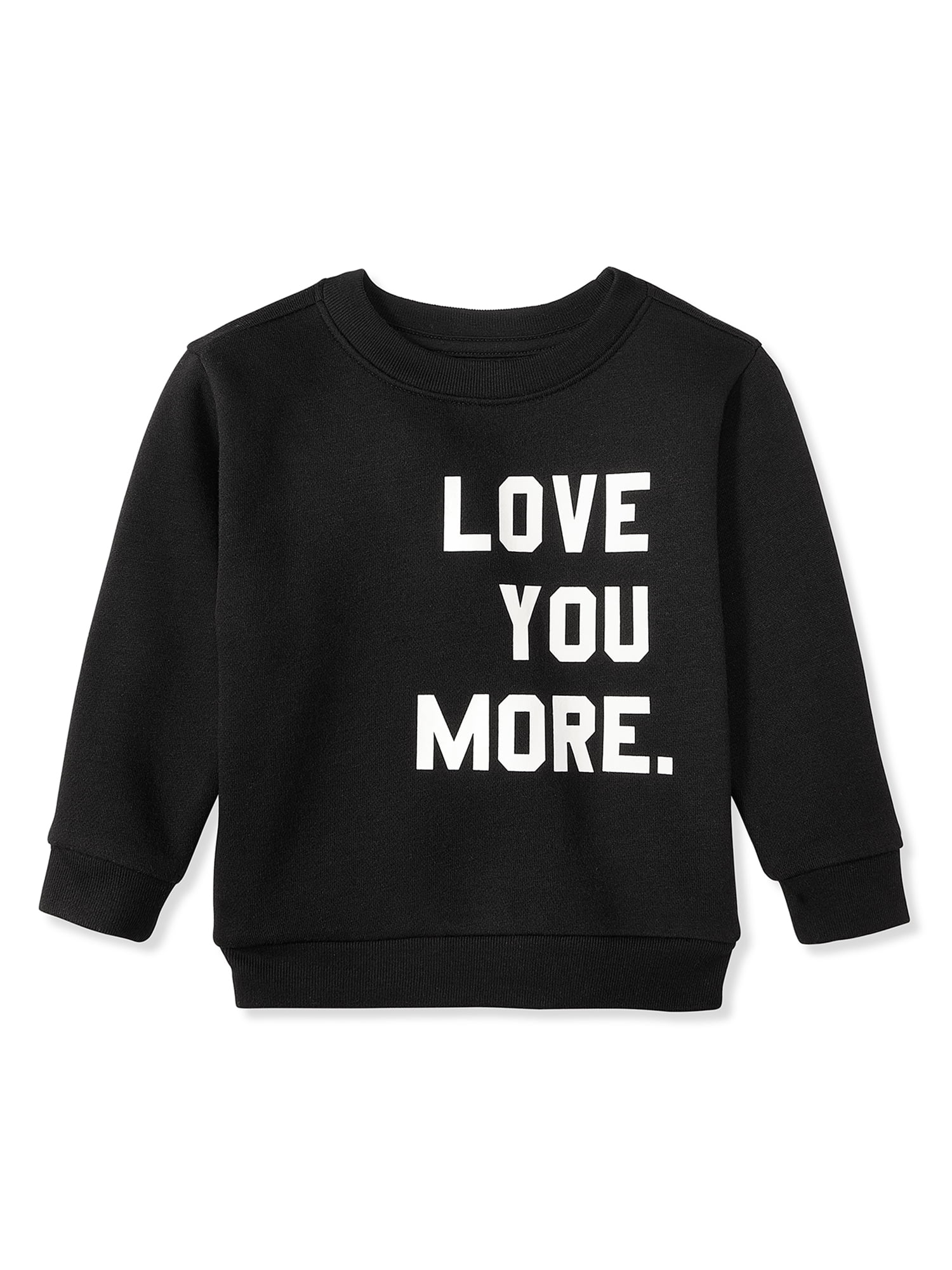 Garanimals Baby & Toddler Boys Graphic Fleece Crewneck Sweatshirt, Sizes 0-6T