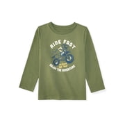 Garanimals Baby & Toddler Boys Long Sleeve Shirts, Single & 3-Pack, Sizes 0-6T