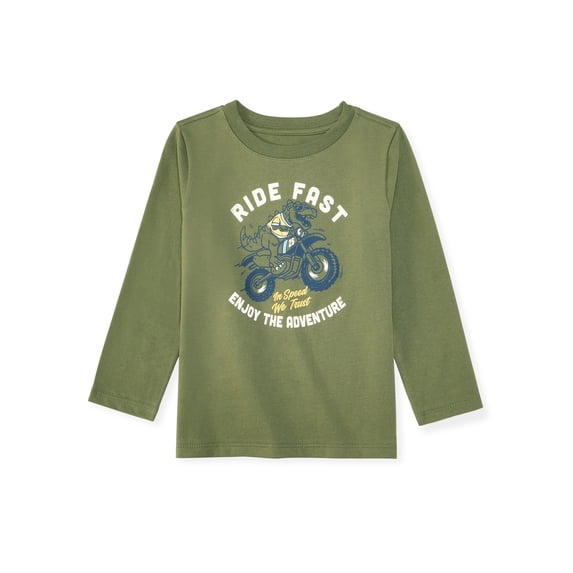 Garanimals Baby & Toddler Boys Long Sleeve Shirts, Single & 3-Pack, Sizes 0-6T