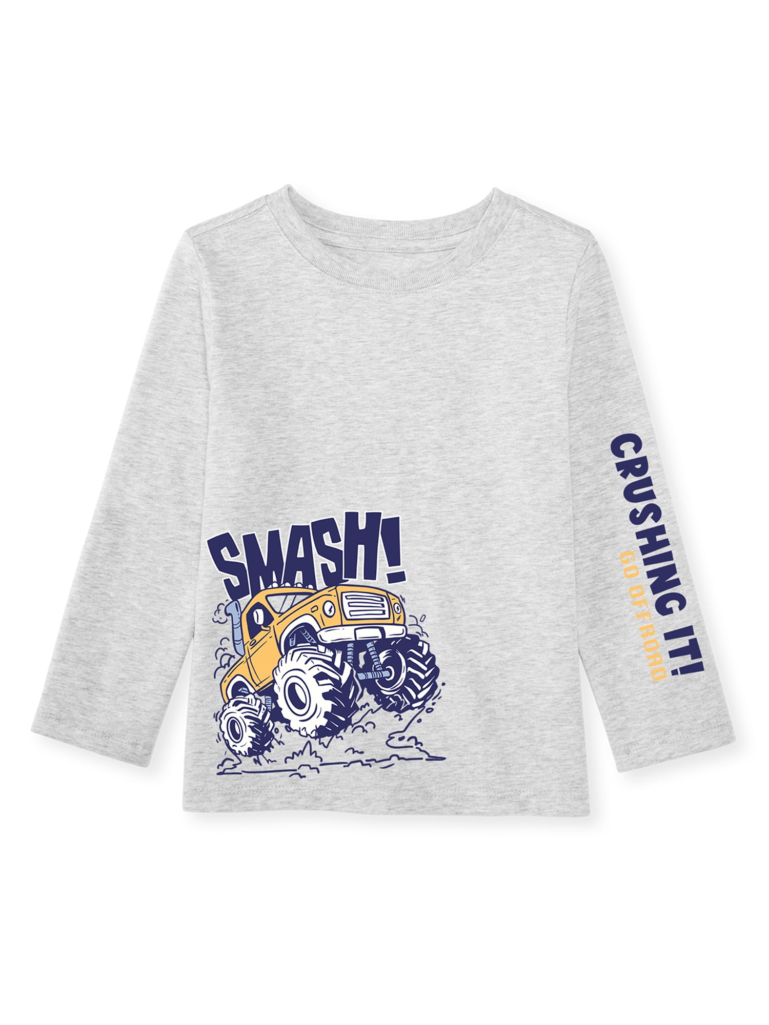 Garanimals Baby & Toddler Boys Long Sleeve Shirts, Single & 3-Pack, Sizes 0-6T