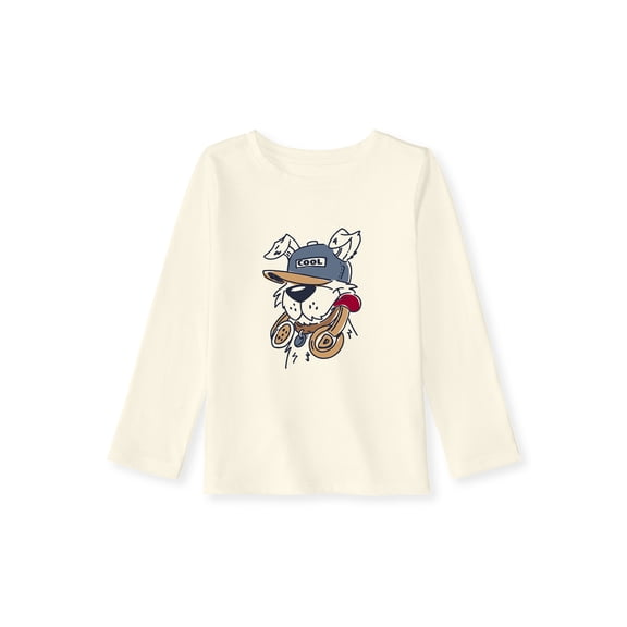 Garanimals Baby & Toddler Boys Long Sleeve Shirts, Single & 3-Pack, Sizes 0-6T