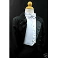 thumbnail image 1 of Baby,Toddler & Boy Formal WeddingTail Tuxedo Suit Black white vest sz:  S M L-20, 1 of 9