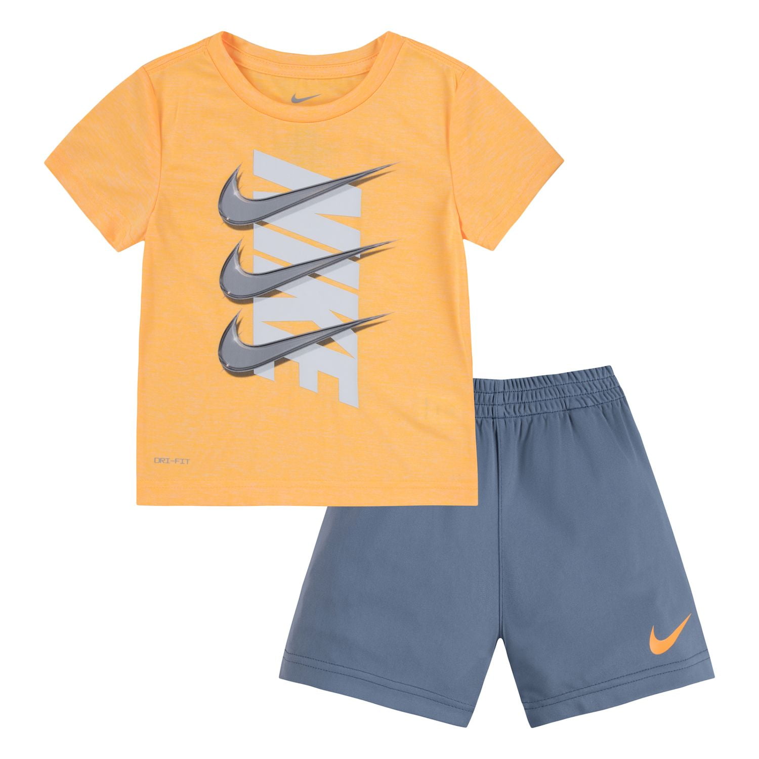 baby nike shorts set