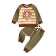 Baby Toddler Boy Thanksgiving Outfits 0 3 6 12 18 24 Months Turkey
