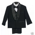 thumbnail image 1 of Baby Toddler & Boy Wedding Party Black Formal Tuxedo Suit sz: S,L,XL,2T-4T,5-18, 1 of 5
