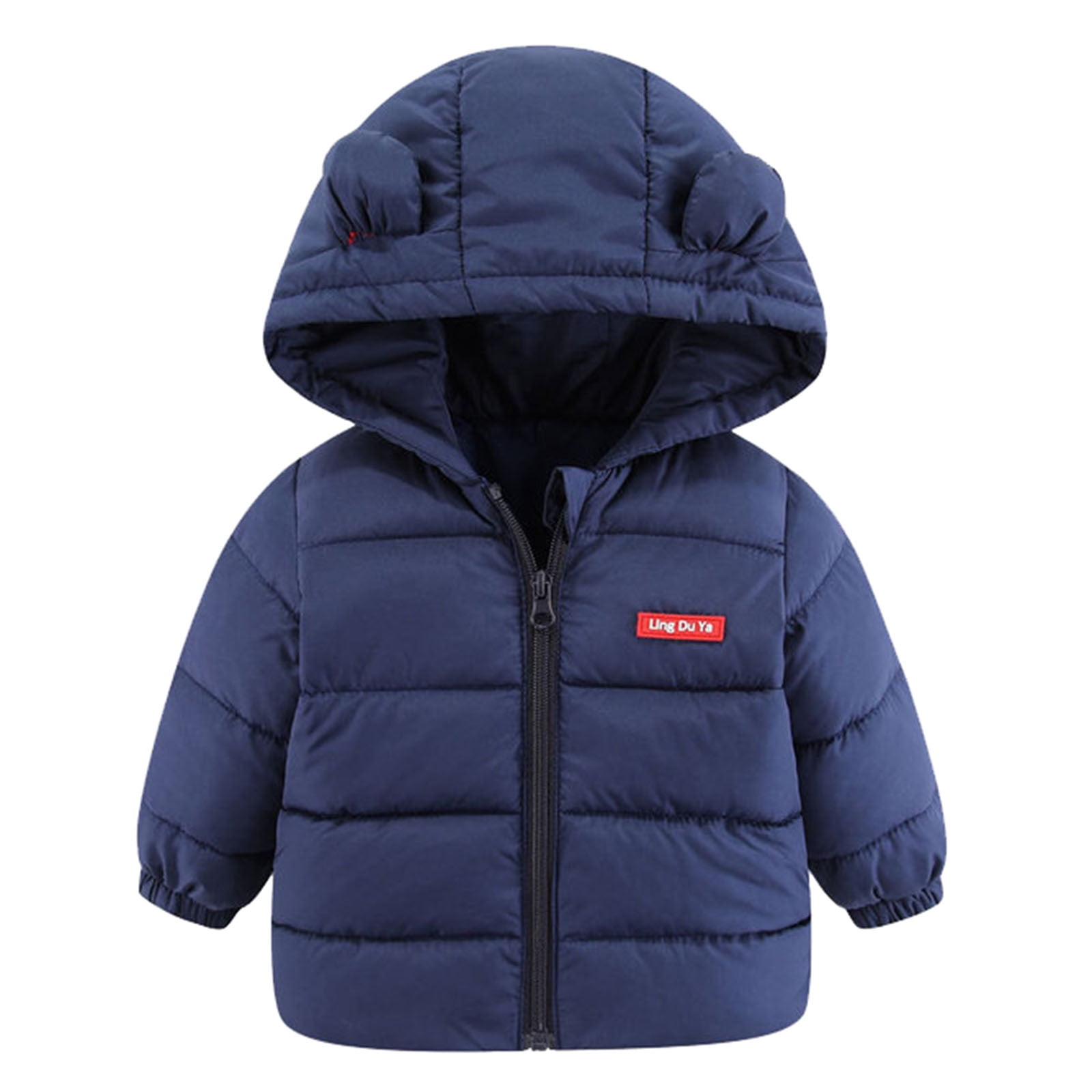 Baby Toddler Boys Coat Long Sleeve Kids Grils Hooded Outdoor Jacket