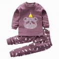 thumbnail image 1 of Baby Toddler Boys Fall Clothing Set Kids Winter Cartoon Long Sleeve Elastic Waist 6M 1T 2T 3T Everyday Outfit 2 Pcs, 1 of 6