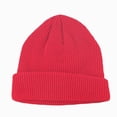 thumbnail image 1 of Baby Toddler Boys Girls Knit Warm Winter Hats Cuffed Caps 1 To 9 Years,1-9 Years,Red Hat, 1 of 4