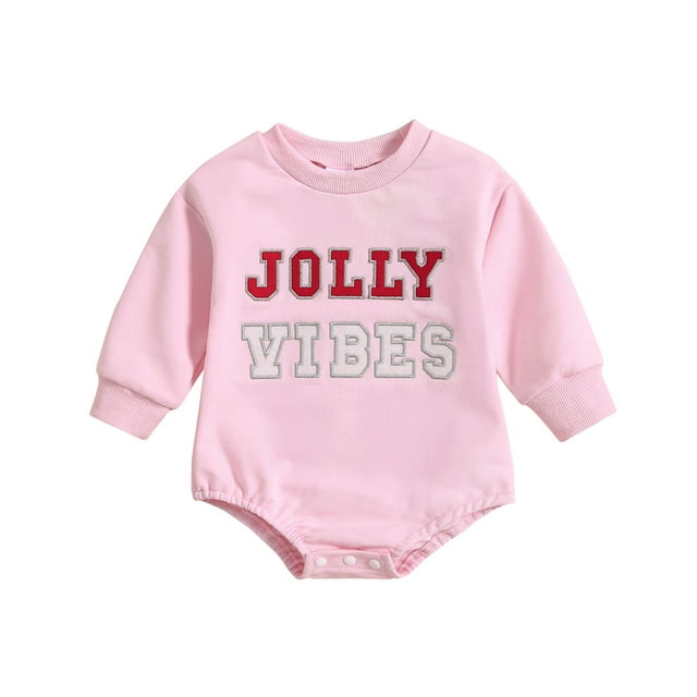 Baby Toddler Boys Girls Long Sleeve Letter Prints Rompers Jumpsuits