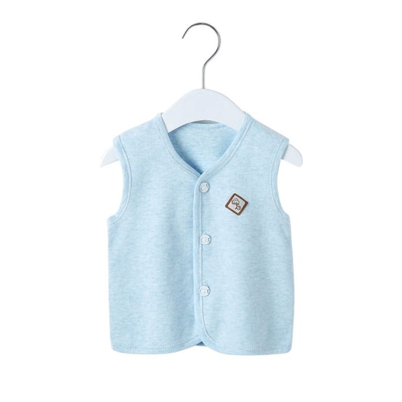 Baby Toddler Boys Girls Vest Warm Sleeveless Jacket Spring Winter Children Waistcoat 0-5 Years