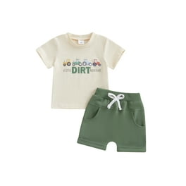 【REEBOK】Monogram Shirt & Shorts SET UP R5646 Reebok Toddler Girls Graphic Tee & Bike Shorts Set, 2-Piece