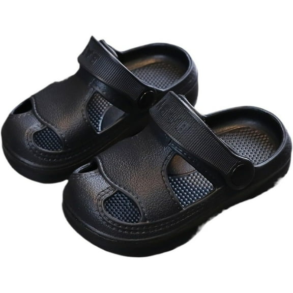Baby Toddler Clogs Slippers Toddler Slip On Lightweight Baby Boys Girls Sandals Shockproof Girls Summer Pool Beach Shoe