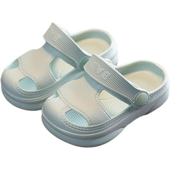 Baby Toddler Clogs Slippers Toddler Slip On Lightweight Baby Boys Girls Sandals Shockproof Girls Summer Pool Beach Shoe