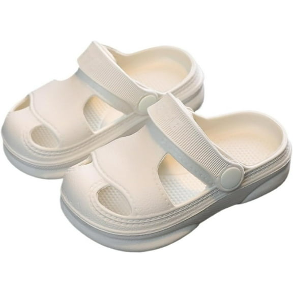 Baby Toddler Clogs Slippers Toddler Slip On Lightweight Baby Boys Girls Sandals Shockproof Girls Summer Pool Beach Shoe