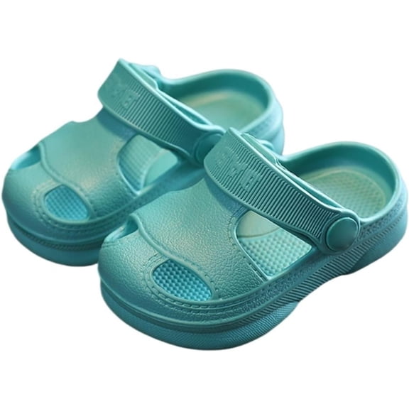 Baby Toddler Clogs Slippers Toddler Slip On Lightweight Baby Boys Girls Sandals Shockproof Girls Summer Pool Beach Shoe