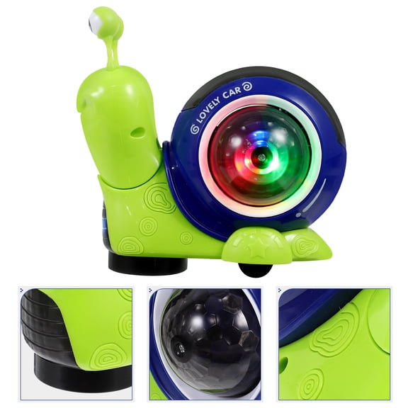 Baby Toddler Electric Snail Toy Cute Electronic Animal Crawl, Play Music, Kids Birthday