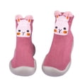 thumbnail image 1 of Baby Toddler First Walking Non-Skid Shoes Infant Boys Girls Soft Sole Fashion Breathable Knitted Mesh Socks Shoes Slip-on Slippers(909-PinkCat-L), 1 of 5