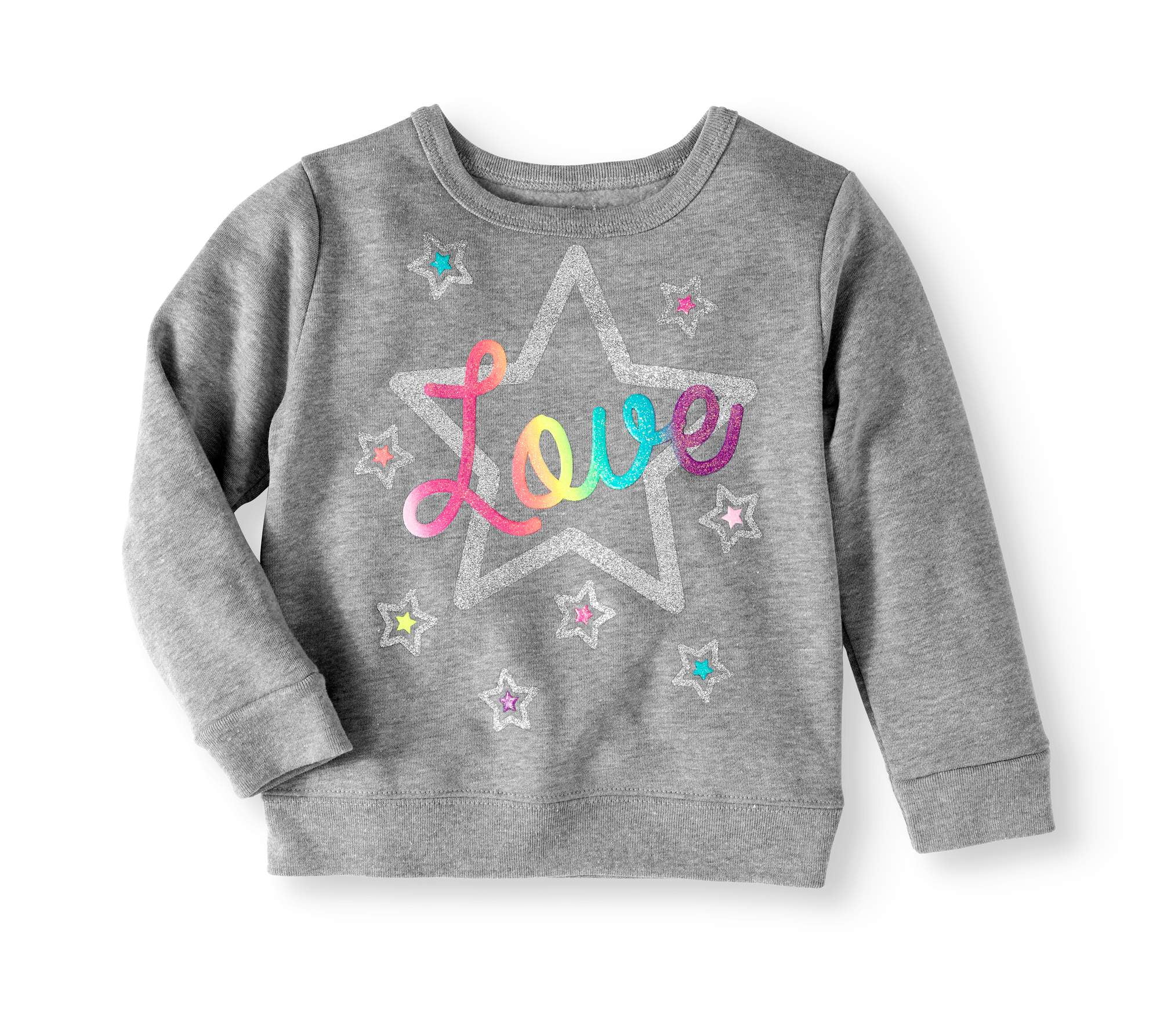 Baby Toddler Girl Long Sleeve Graphic Fleece Sweatshirt