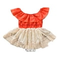 thumbnail image 1 of Baby Toddler Girl Moana Fancy Dress Romper Sister Matching Party Costume Summer Outfits, 1 of 7