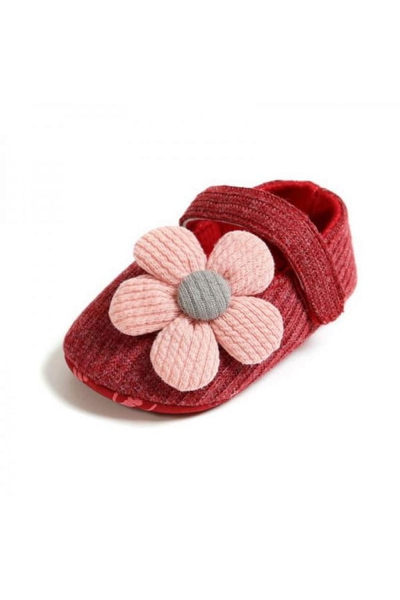 Baby Toddler Girl Pre-Walker Shoes Soft Sole