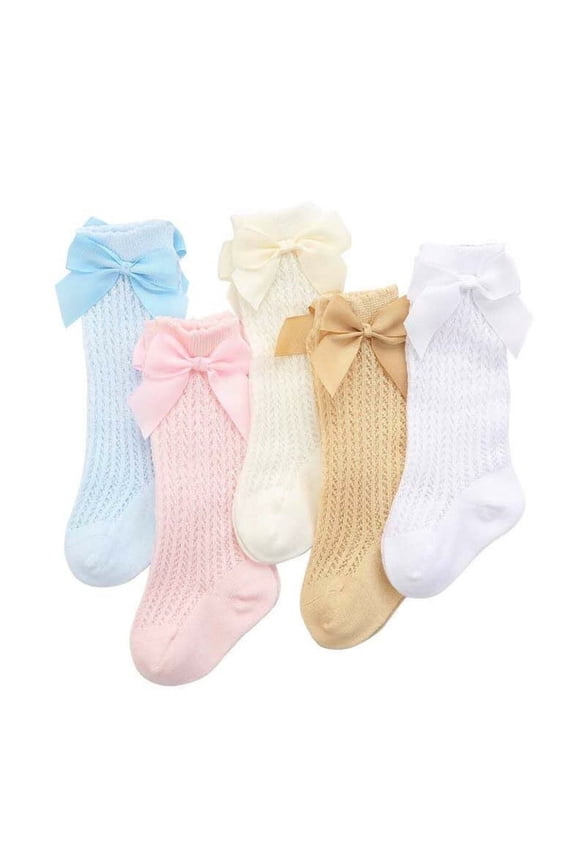 Baby Toddler Girl's Knee High Socks With Bow