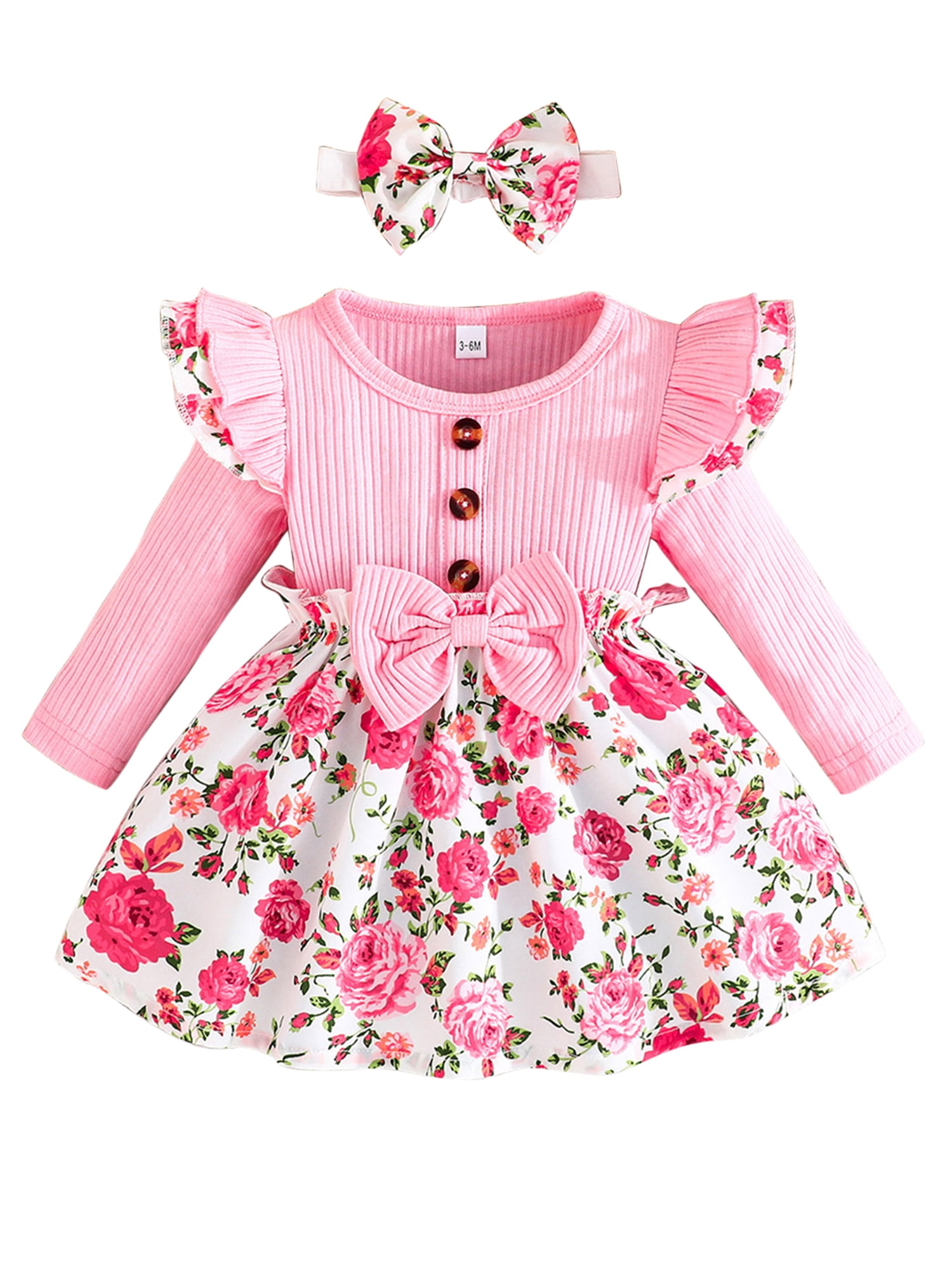 Baby Girls White Classic Cap Sleeve Pleated Dress 6-24 Months main image 1