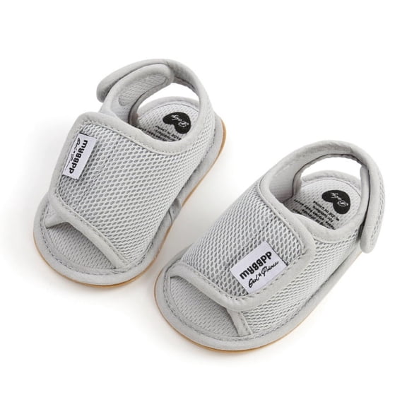 Baby Toddler Girls Boys Sandals Infant Summer Beach Flat Shoes, Soft Anti-slip Sole Prewalker First Walker Baby Crib Shoes for Infant Toddler Girls Boys 0-18 Months