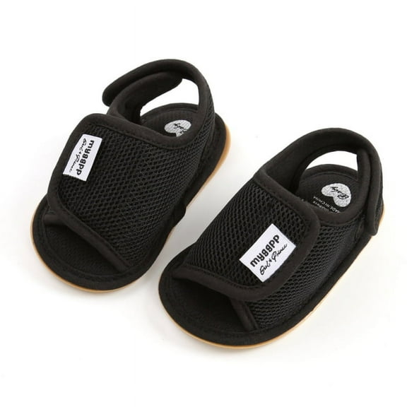 Baby Toddler Girls Boys Sandals Infant Summer Beach Flat Shoes, Soft Anti-slip Sole Prewalker First Walker Baby Crib Shoes for Infant Toddler Girls Boys 0-18 Months