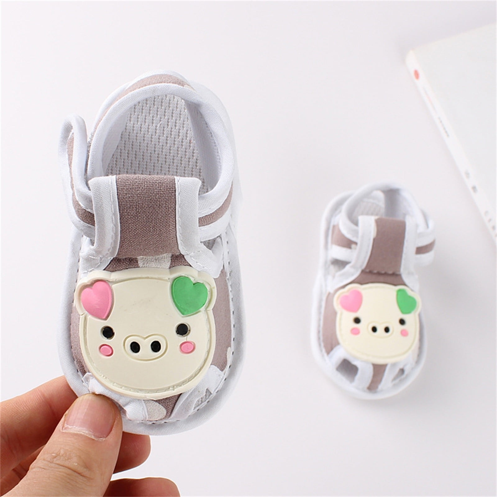 Baby Toddler Girls Boys Shoes Walking Slip on Shoes Lightweight ...