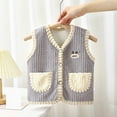 thumbnail image 1 of Baby Toddler Girls Boys Vest Soft Waistcoat Sleeveless Jacket Lightweight Vest with Pocket Infant Sweet Spring Winter Clothes, 1 of 3