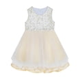 thumbnail image 1 of Baby Toddler Girls Dress Sparkling Lace Sequin Pageant Wedding Birthday Party 6-24M, 1 of 6