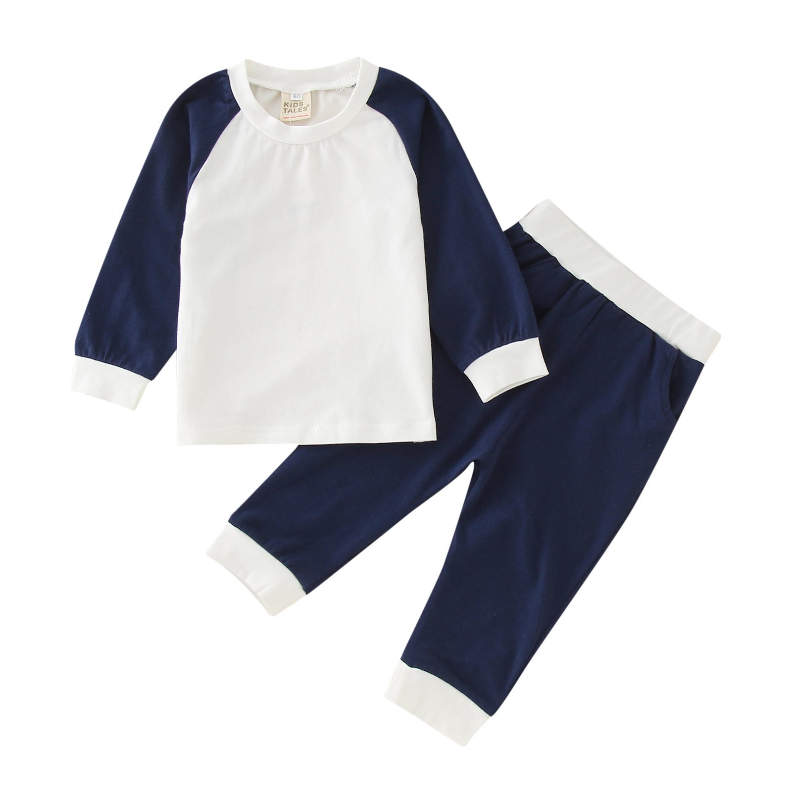 Baby Toddler Girls Outfit Set Boys Winter Long Sleeve Tops Pants 2Pcs
