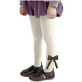 thumbnail image 1 of Baby Toddler Girls Tights Cute Bowknot Knit Cotton Leggings Stockings Cotton Winter Elastic Warm Pantyhose White xl, 1 of 5