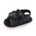 thumbnail image 1 of Baby Toddler Infant Girls EVA Soft Open Toe Summer Sandals Flower Princess Flat Shoes, 1 of 6