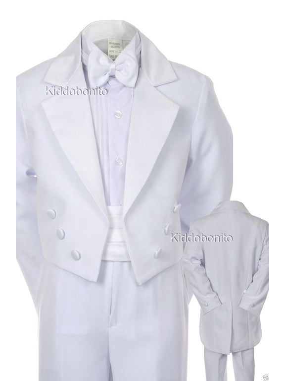 Baby Toddler Kid Teen Boy Wedding Formal Party Tail Tuxedo Suit sz S-20 0M-18yr