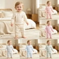 thumbnail image 1 of Baby Toddler Kids Viscose From Bamboo Pajamas Set Pjs,6-12 Months 12-24 Months 2t 3t 4t 5t 6t 7t 8t 9t Children(Green,150), 1 of 7