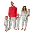 thumbnail image 1 of Baby & Toddler Neutral Mint/Red Holiday Family Pajamas, 1 of 8