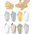thumbnail image 1 of Baby Toddler Non Slip Socks Girl Boy Non-Skid Crew Socks Mesh Summer Infant Floor Socks 8 Pairs, 1 of 8