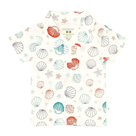 Baby Toddler Pattern Short Sleeve Polo Tee