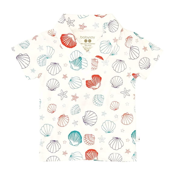 Baby Toddler Pattern Short Sleeve Polo Tee