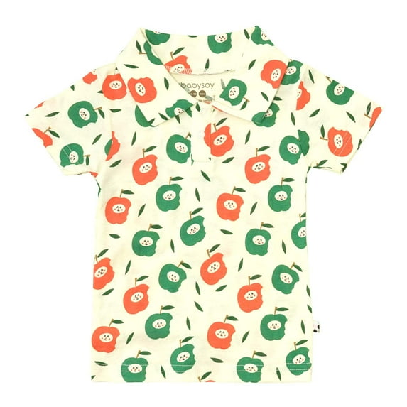 Baby Toddler Pattern Short Sleeve Polo Tee