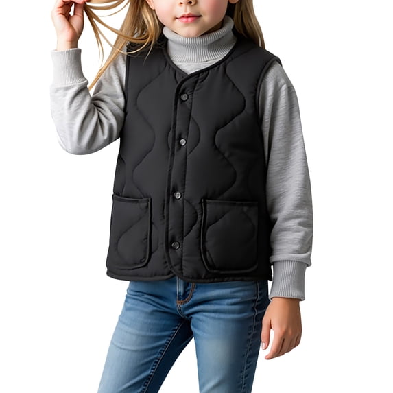 Baby Toddler Puffer Vest Boy Lightweight Sleeveless Jacket Padded Waistcoat