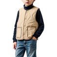 thumbnail image 1 of Baby Toddler Puffer Vest Boy Lightweight Sleeveless Jacket Padded Waistcoat, 1 of 6