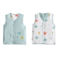 thumbnail image 1 of Baby Toddler Reversible Vest Warm Sleeveless Jacket Spring Winter Children Waistcoat0 0-5 Years, 1 of 2