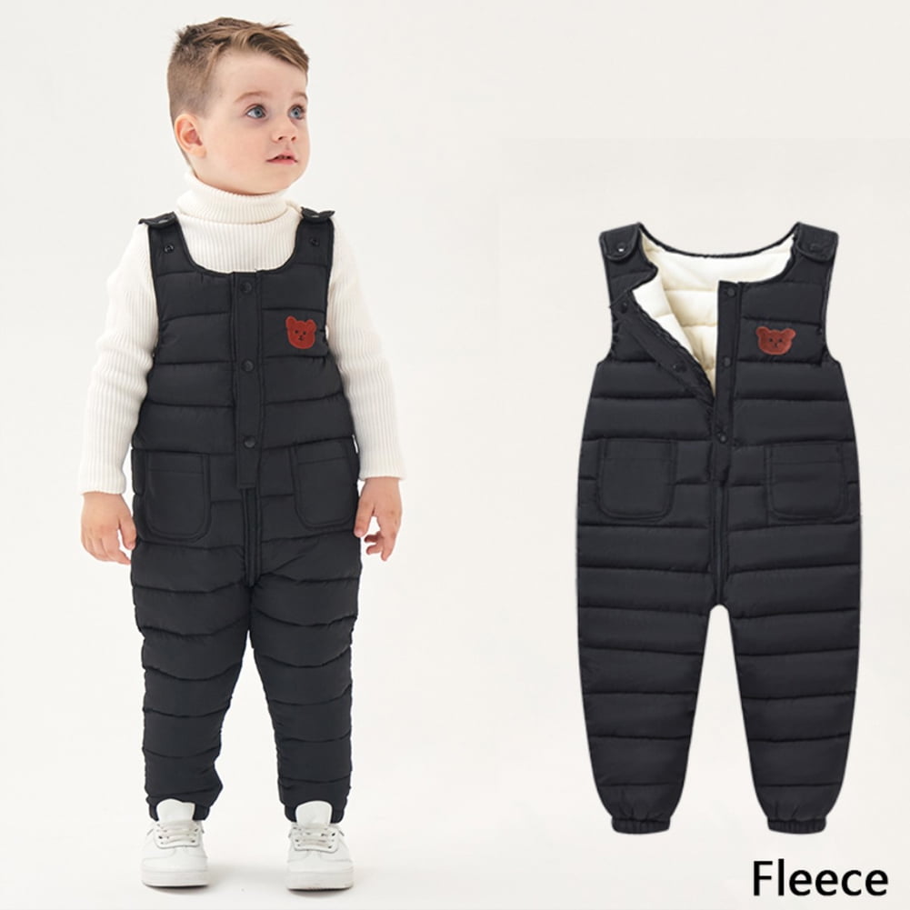 Baby Toddler Snow Bib Overalls Snowsuit,Baby Boys Girls Winter Warm