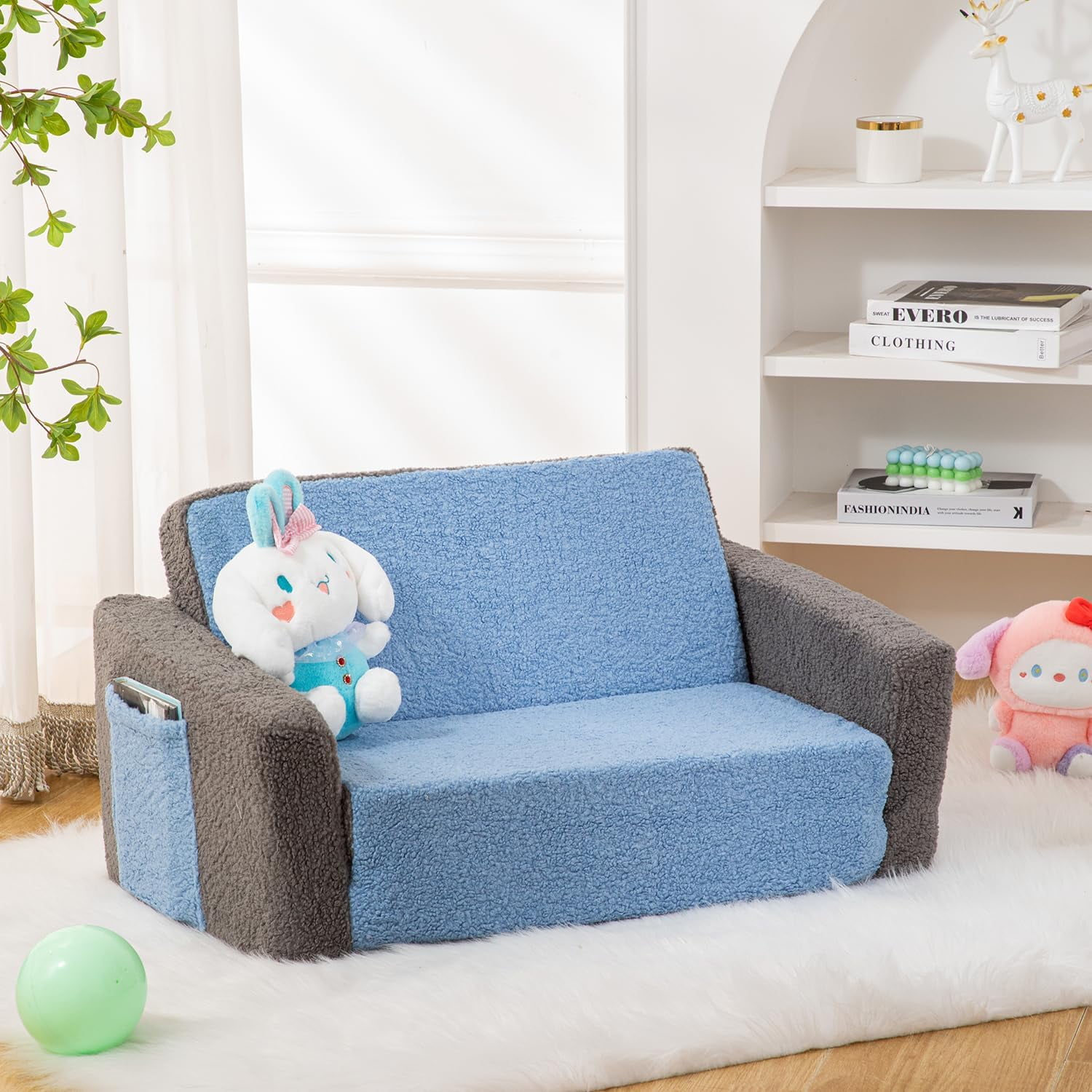 Fold out childrens couch hot sale