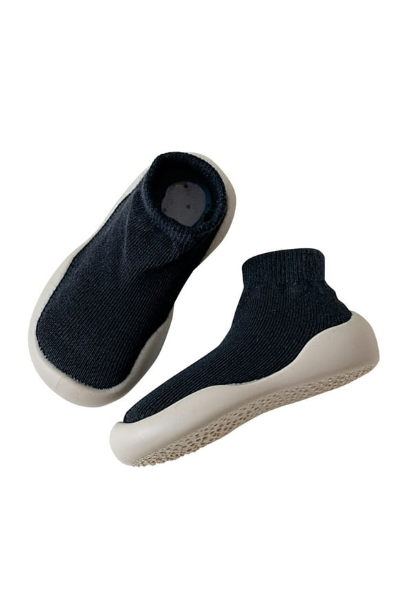 Baby Toddler Soft Shoes Socks And Shoes Children'S Floor Socks Spring Home Floor Socks Soft Rubber Sole Shoes Knit