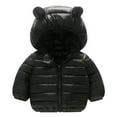 thumbnail image 1 of Baby / Toddler Stylish 3D Ear Print Solid Hooded Coat Outdoor Girls Kids Windproof Jacket Boys, 1 of 3