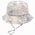 thumbnail image 1 of Baby Toddler Sun Hat,Boys Girls Bucket Hat for Kids UPF 50+ Sun Protective Child Summer Beach Hats,breathable,lightweight,adjustable chin strap 6-12 Months, 1 of 3
