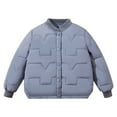 thumbnail image 1 of Baby Toddler Winter Coat Boys Girls Cute Jackets with Pockets Blue 11-12 Years, 1 of 3